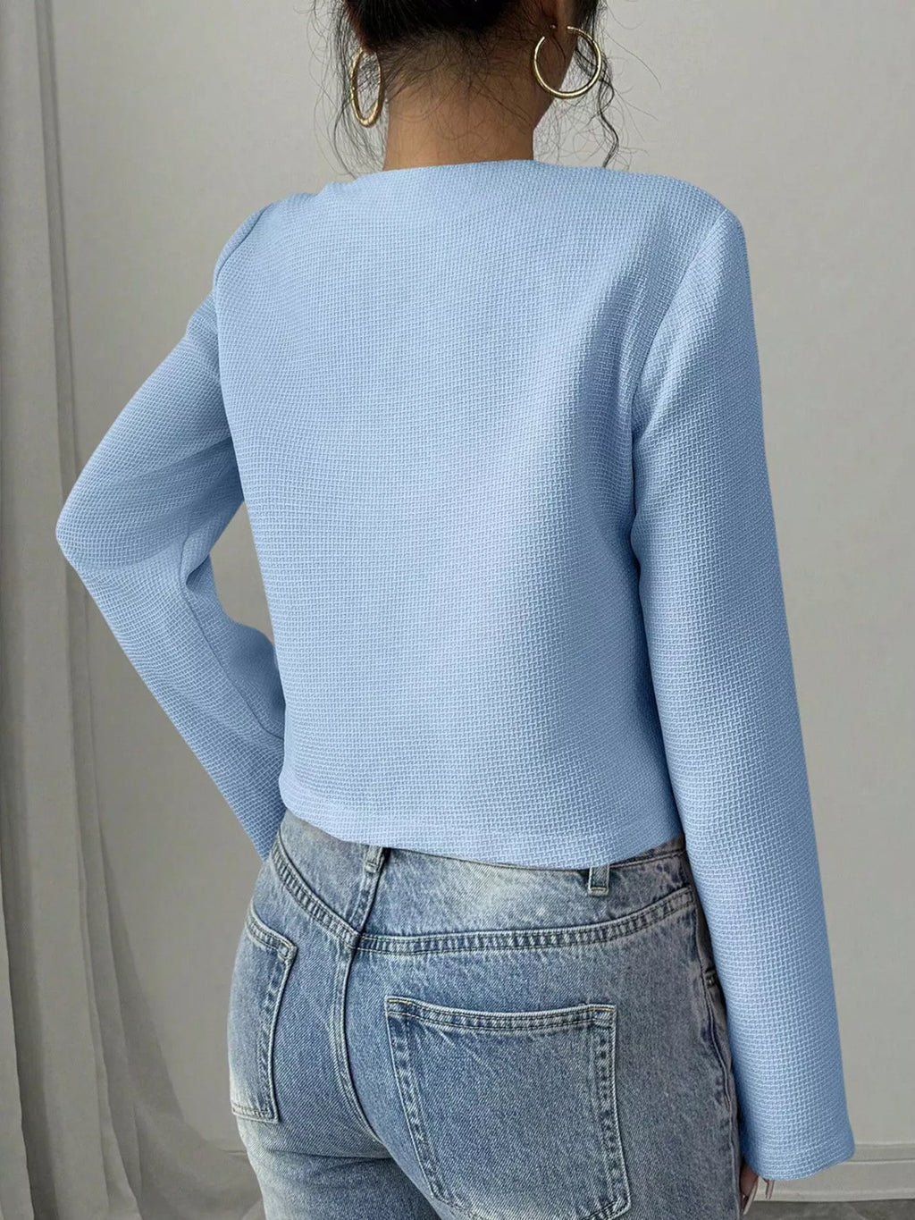 Bow Detail Cropped Outerwear (18)