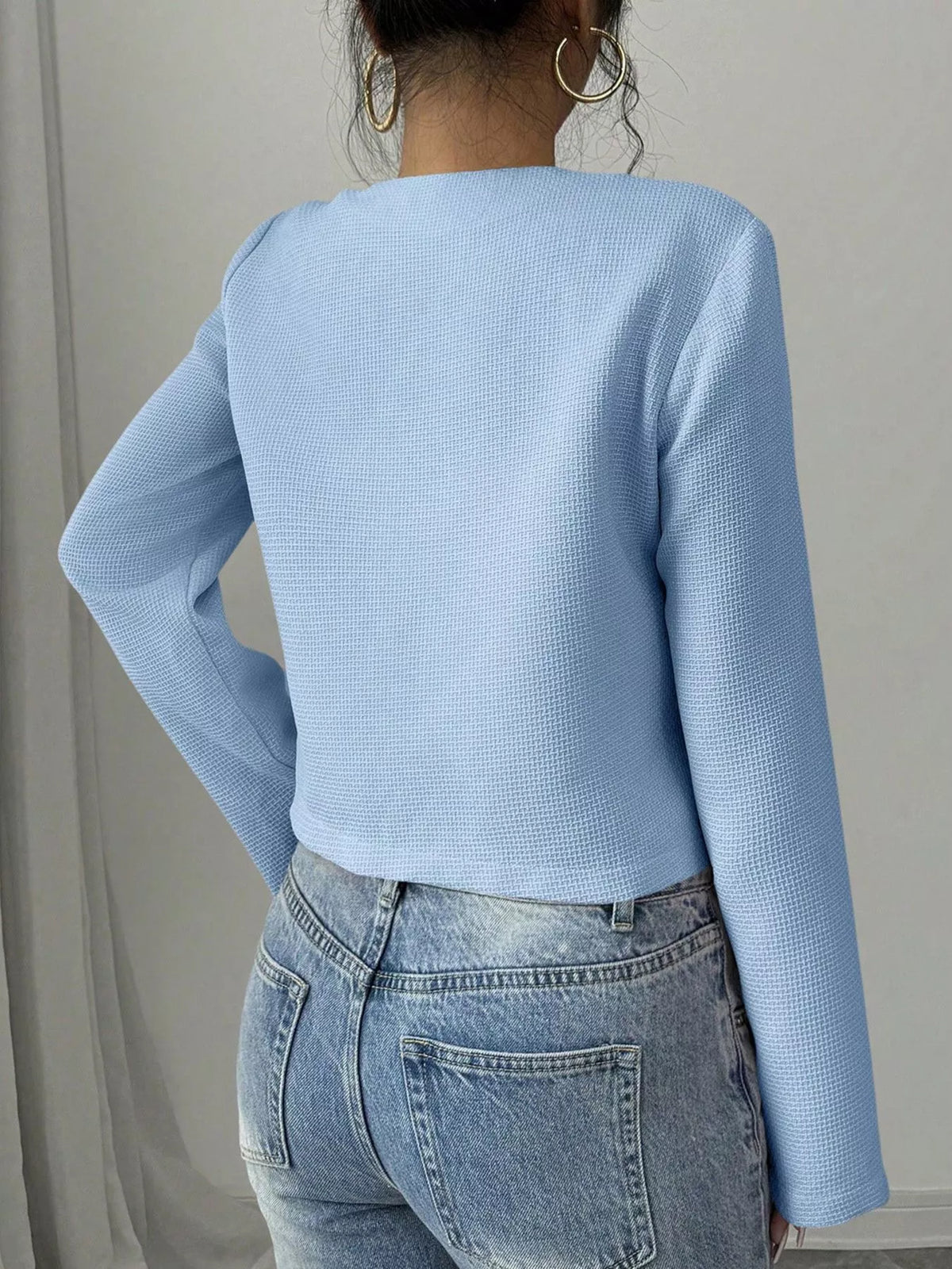 Bow Detail Cropped Outerwear (18)