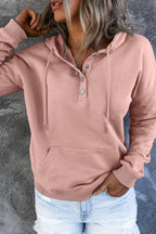 Dropped Shoulder Long Sleeve Hoodie Pocket (3)