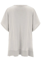 Slit V-neck Half Sleeve Knit Top (11)