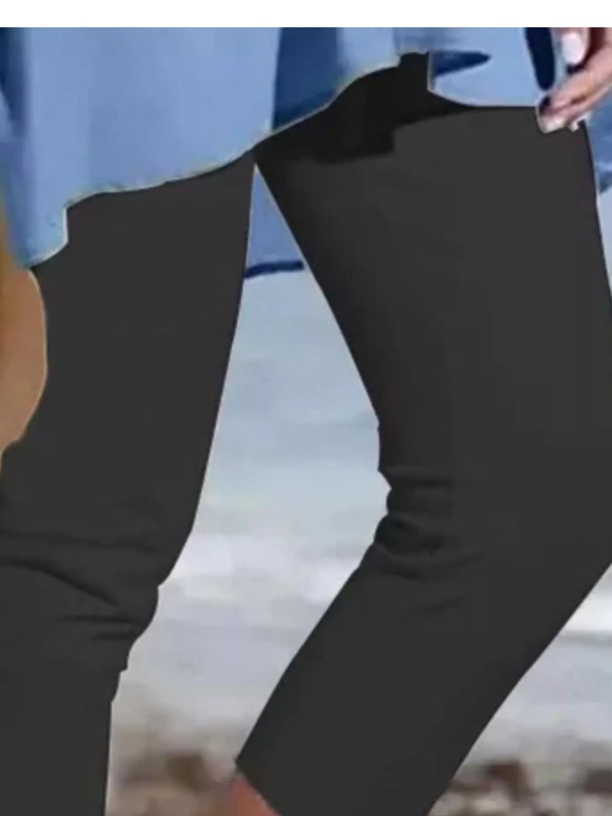 Full Size Cropped Casual Leggings Plus (2)