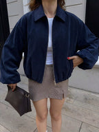Zip Up Cropped Jacket (24)