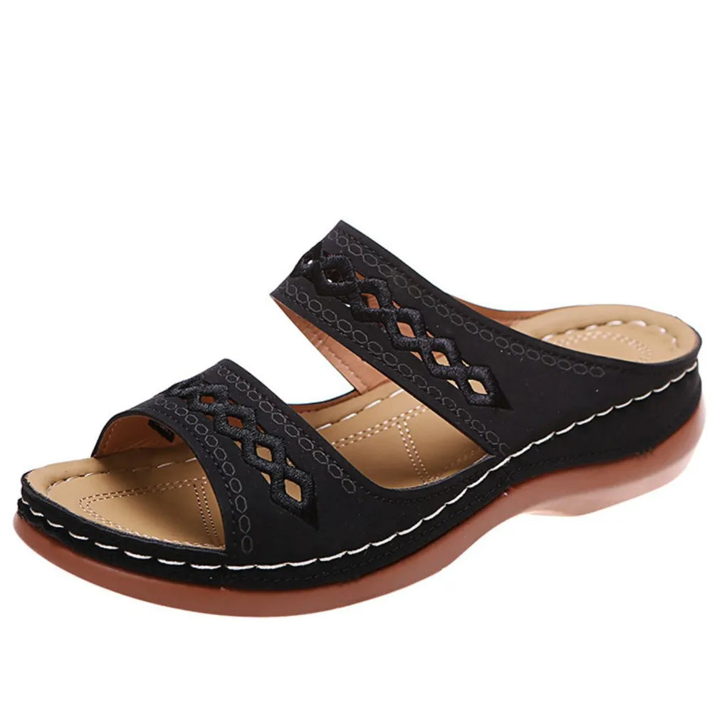 Open Toe Flats Sandals (4)