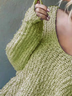 Loose Fit Long Sleeve Sweater (3)