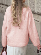 Ribbed Round Neck Dropped Shoulder Sweater (12)