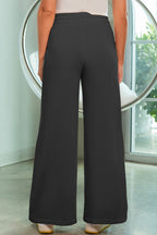 Drawstring Wide Leg Pants Pockets (8)