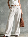 Full Size Wide-leg Corduroy Pants Plus