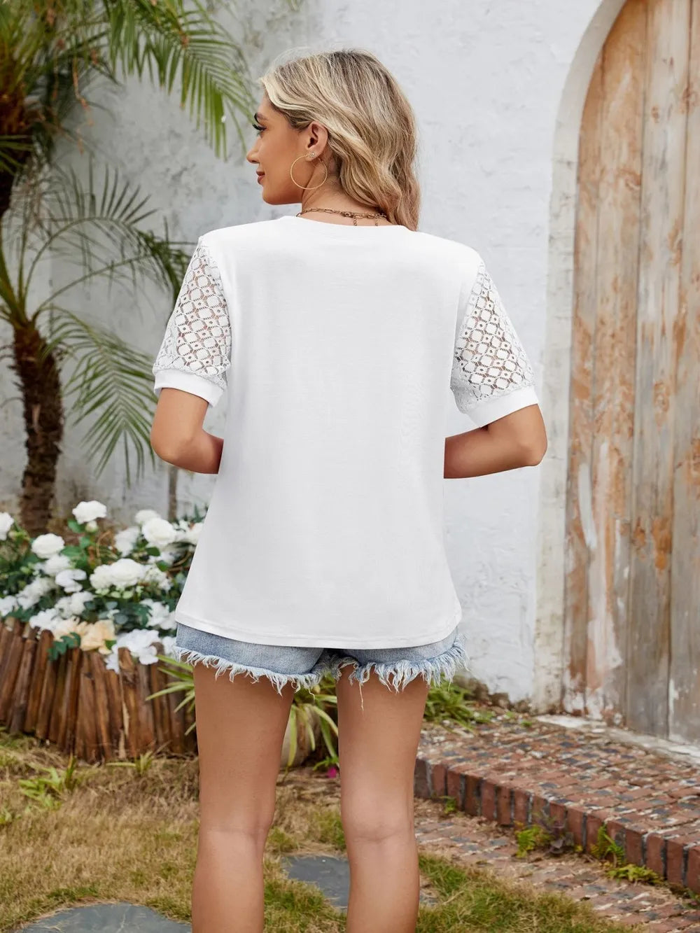 Round Neck Short Sleeve T-shirt (19)