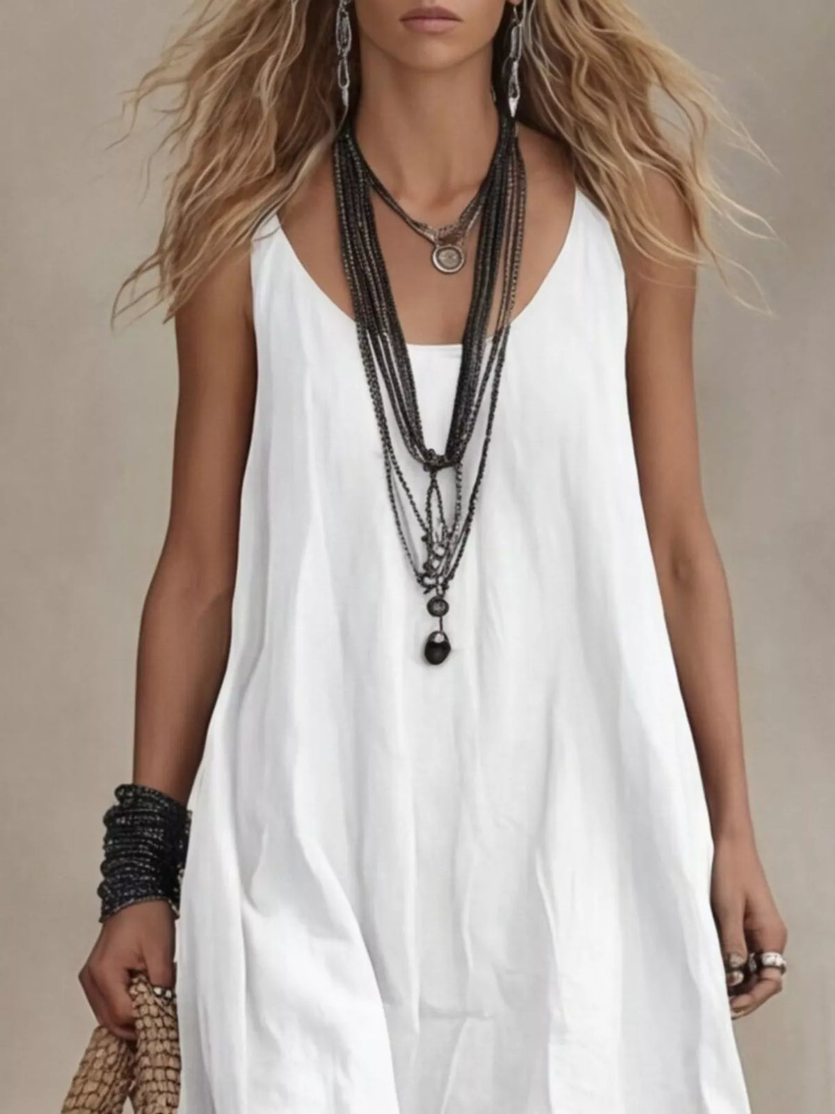 Full Size Scoop Neck Sleeveless Maxi Dress Plus (2)