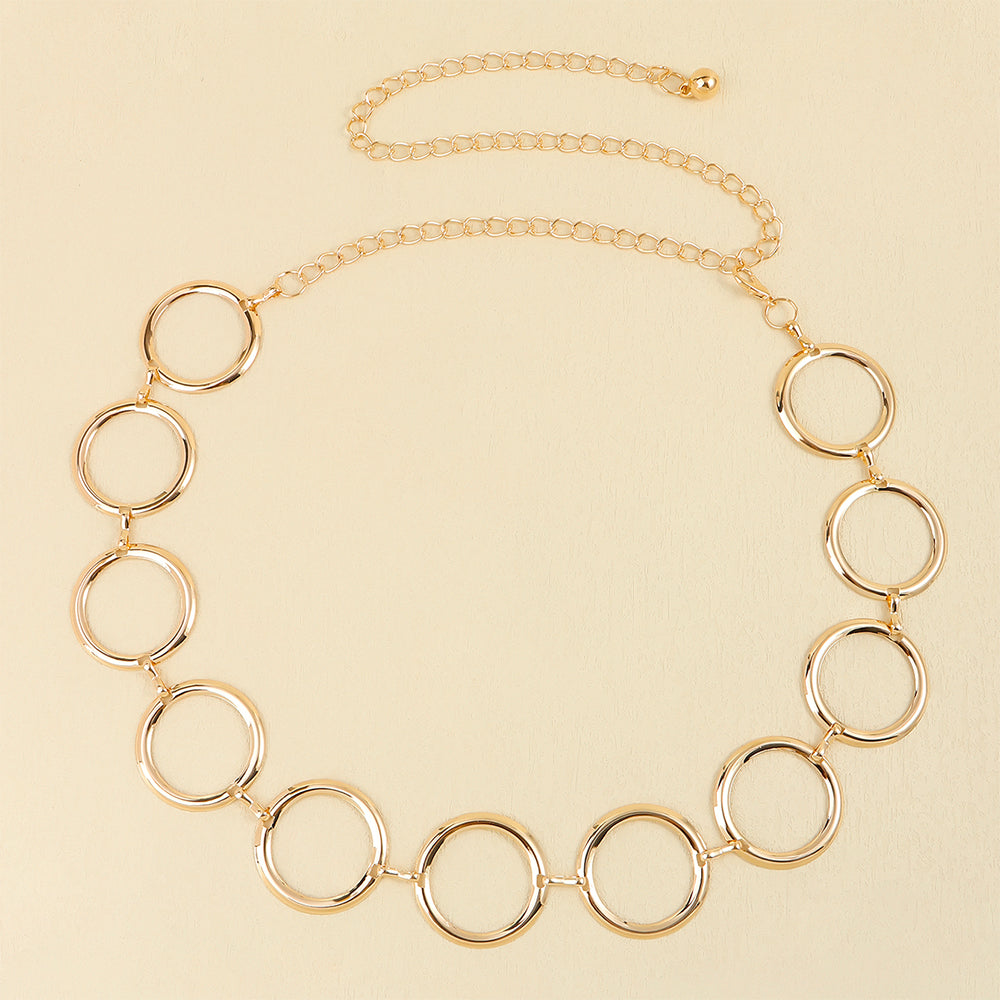 Circle Metal Chain Belt photo 8