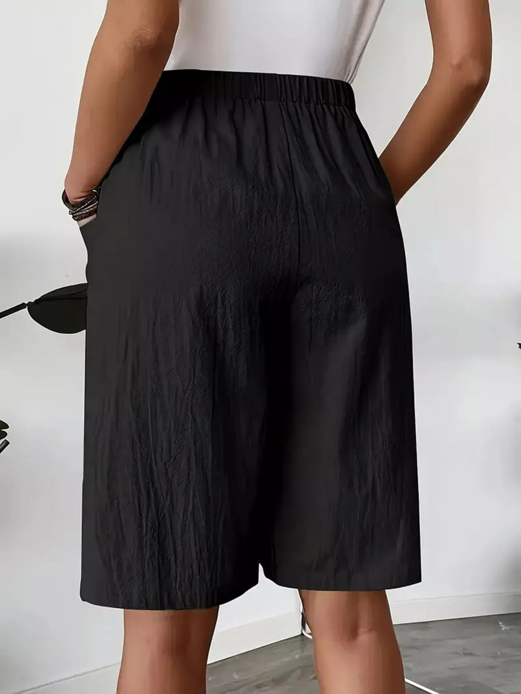 Elastic Waist Wrap Skort (10)