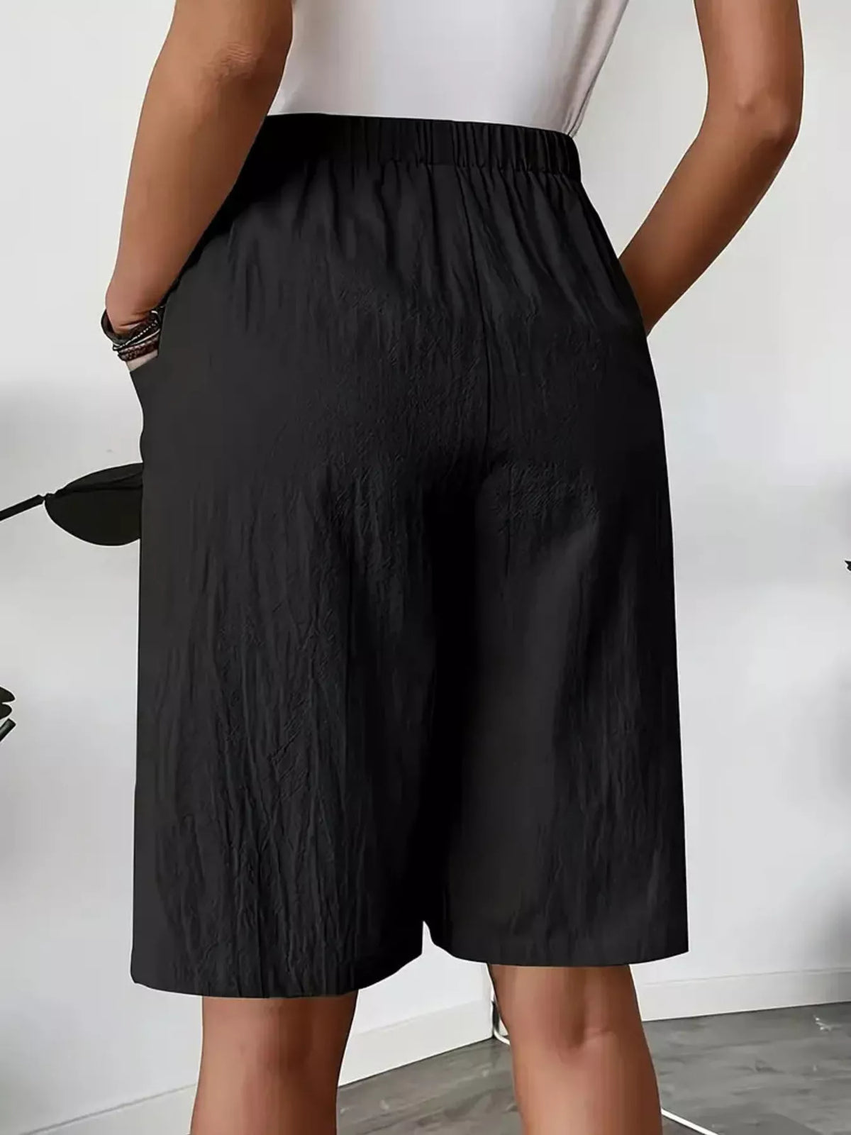 Elastic Waist Wrap Skort (10)