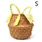 Hand-stitched Holiday Clutch variant CJBHNSNS24284-Yellow-S