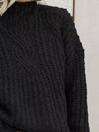 Turtleneck Long Sleeve Sweater (2)