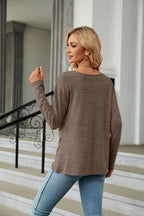Round Neck Long Sleeve T-shirt (12)
