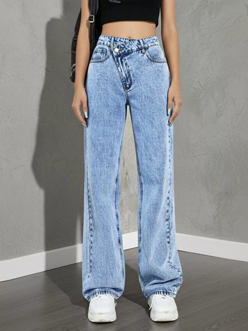 High Waist Wide Leg Jeans (4)