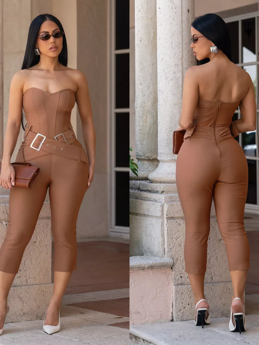 Belted Tube Skinny Jumpsuit (6)
