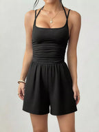 Ruched Spaghetti Strap Romper (13)
