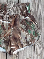 Camo Print Elastic Waist Shorts (11)