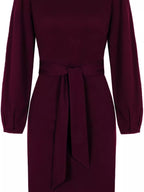 Tie-waist Mini Dress (12)