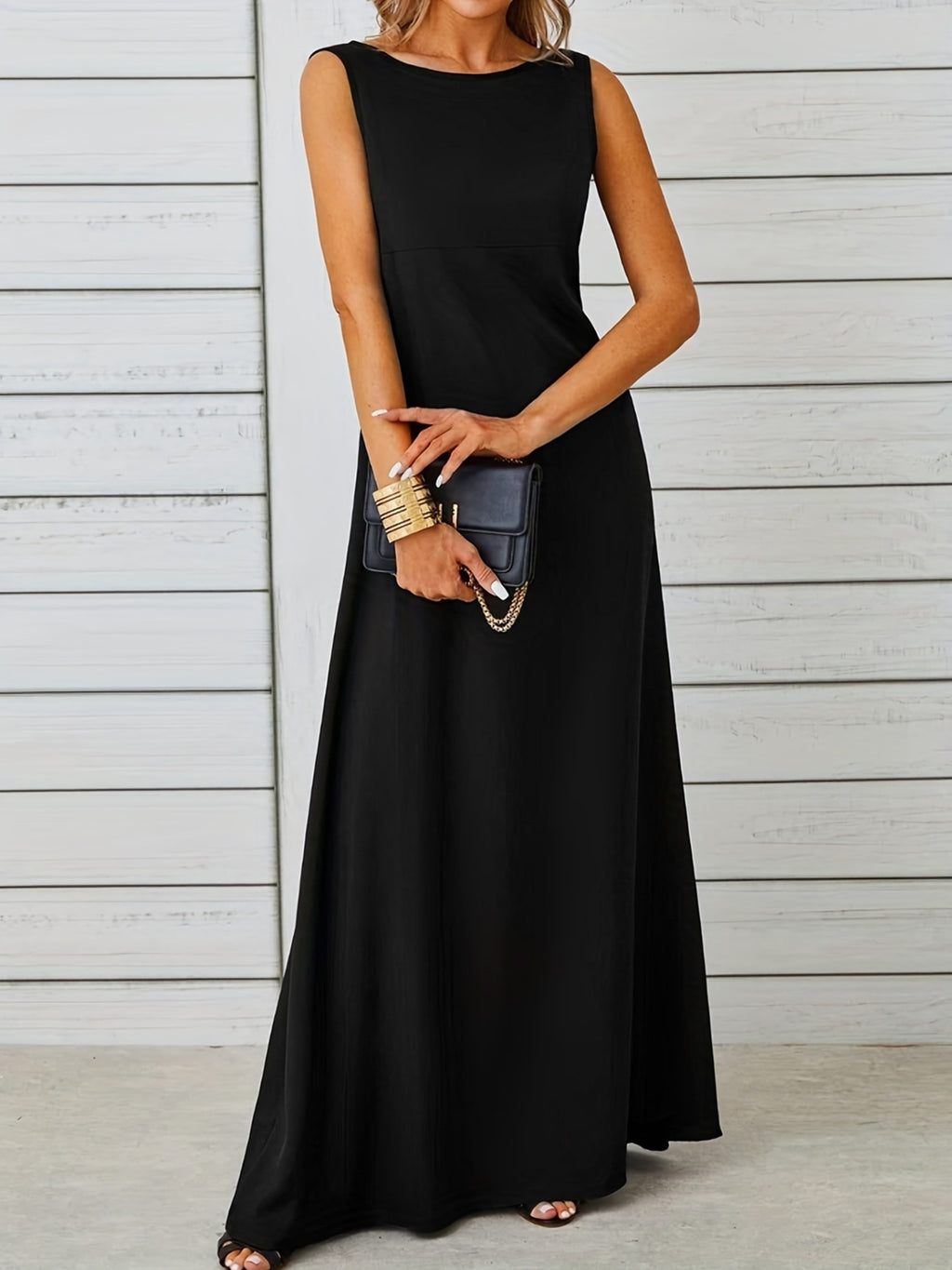 Sleeveless Flowy Maxi Dress (4)