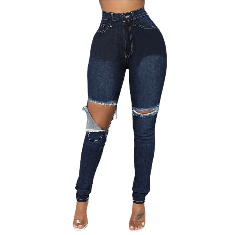 Ripped Slim Fit Skinny Jeans variant CJNZ175367901AZ|CJNZ175367902BY|CJNZ175367903CX|CJNZ175367904DW|CJNZ175367905EV|CJNZ175367906FU