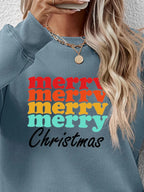 Merry Graphic Long Sleeve Sweatshirt (3)