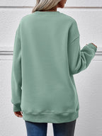 Letter Graphic Dropped Shoulder Sweatshirt (21)