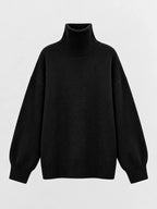 Oversized Turtleneck Wool Sweater (39)