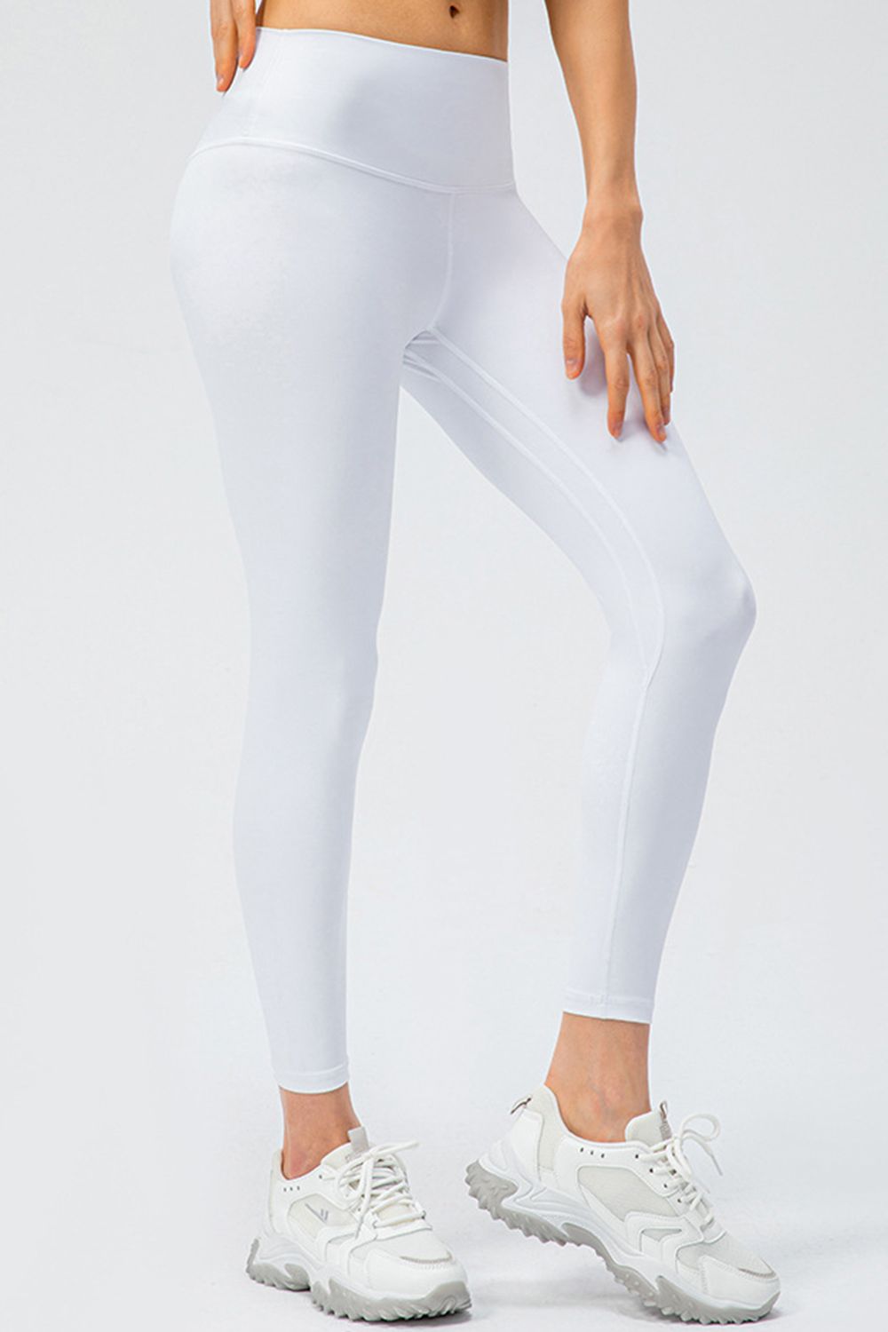 Wide Waistband Slim Fit Active Leggings (20)