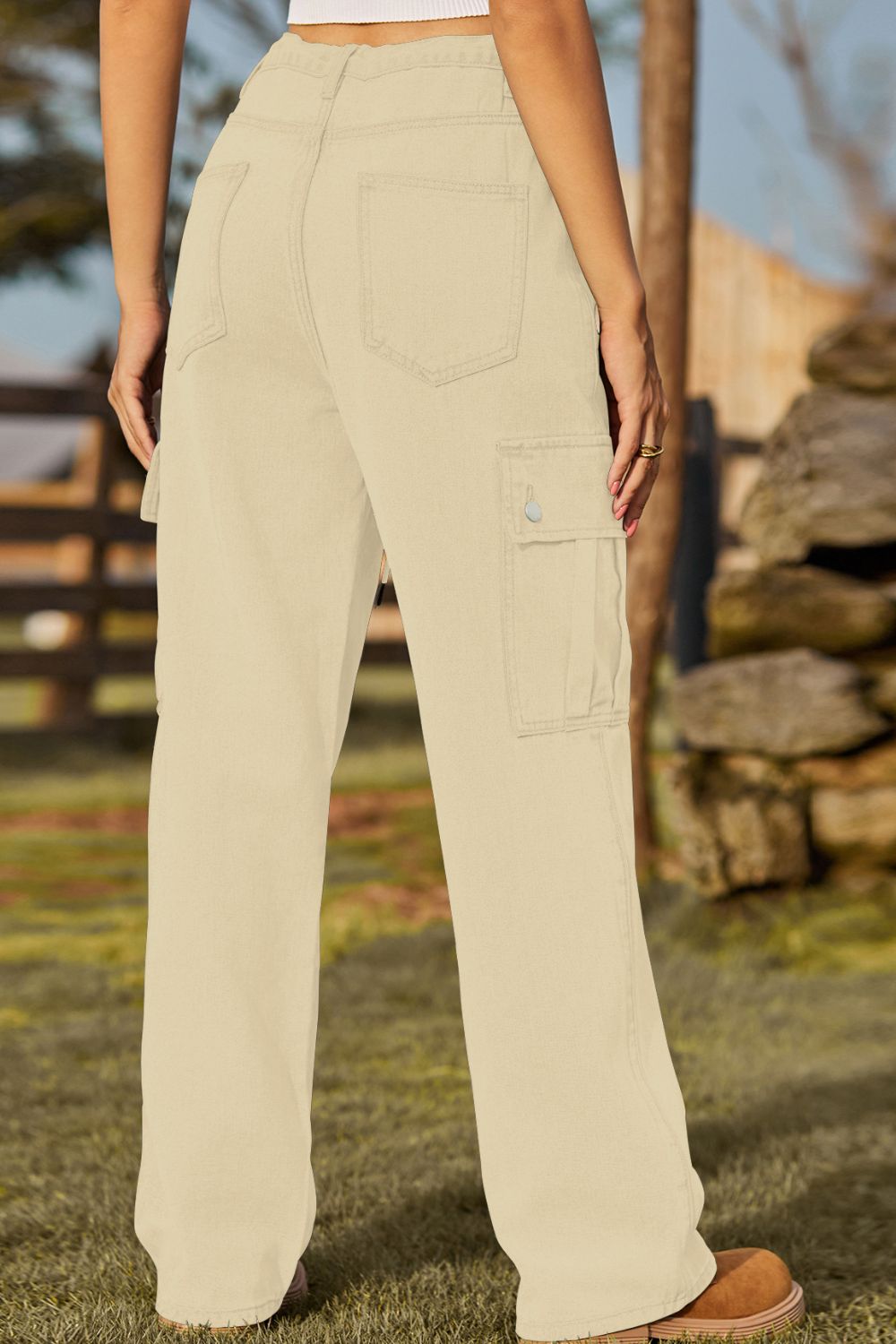 Loose Fit Drawstring Jeans Pocket (15)