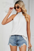 Tied Grecian Neck Tank (7)