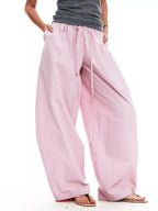 Drawstring Wide-leg Pants (7)