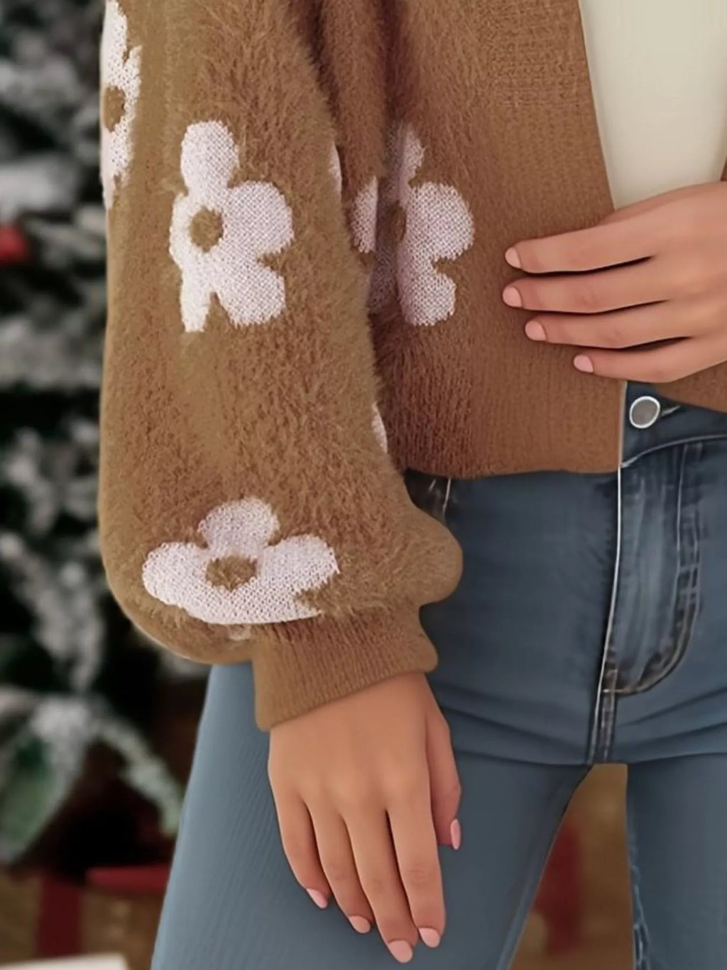 Floral Open Front Cardigan (26)
