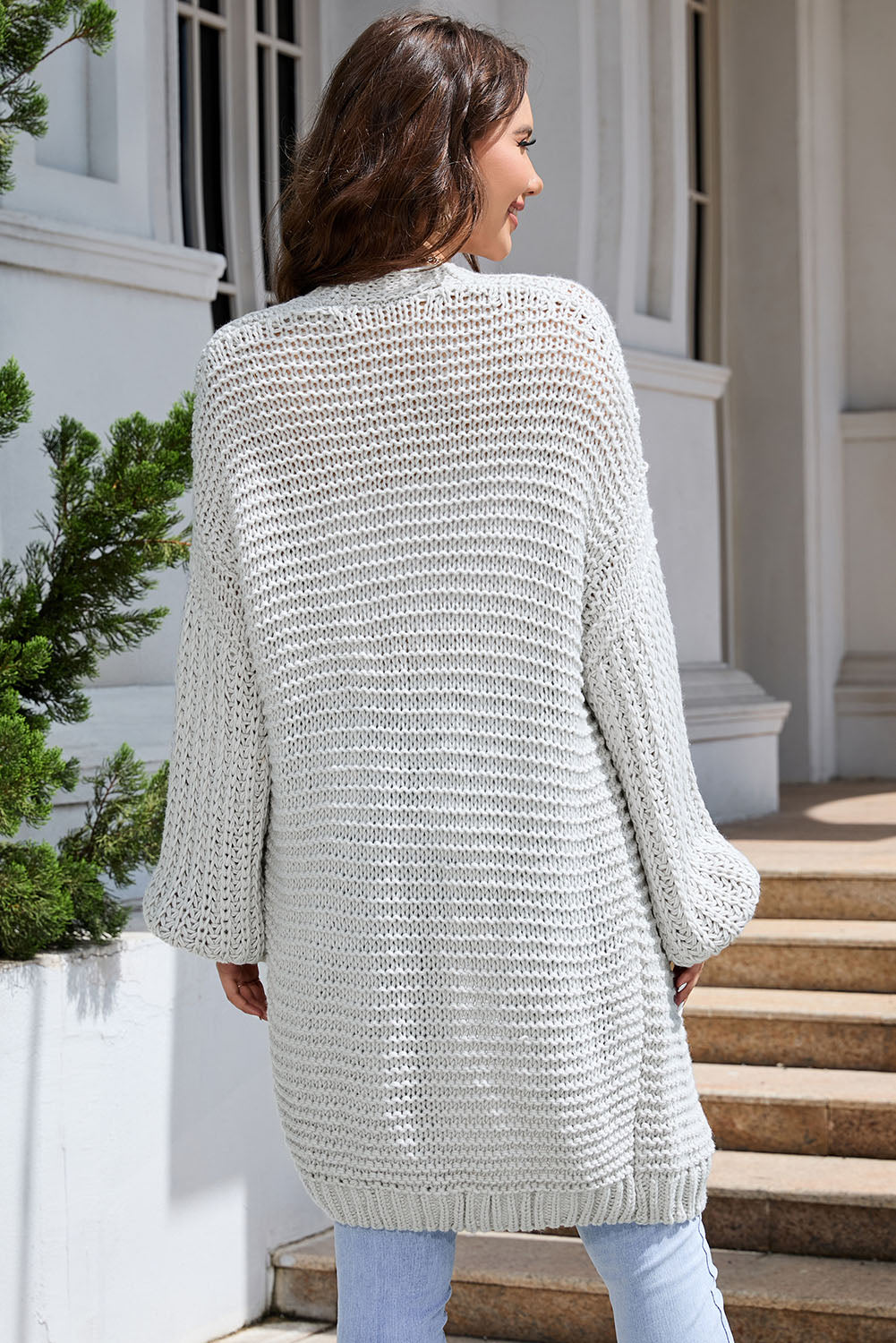 Open Front Longline Cardigan (20)