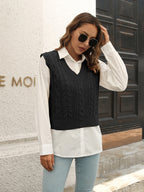 Urban V-neck Sweater Vest (5)