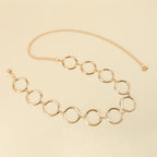 Circle Metal Chain Belt photo 2