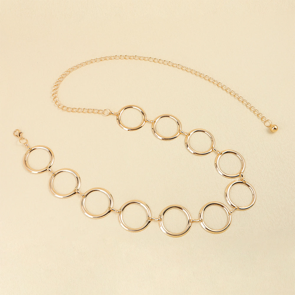 Circle Metal Chain Belt photo 2