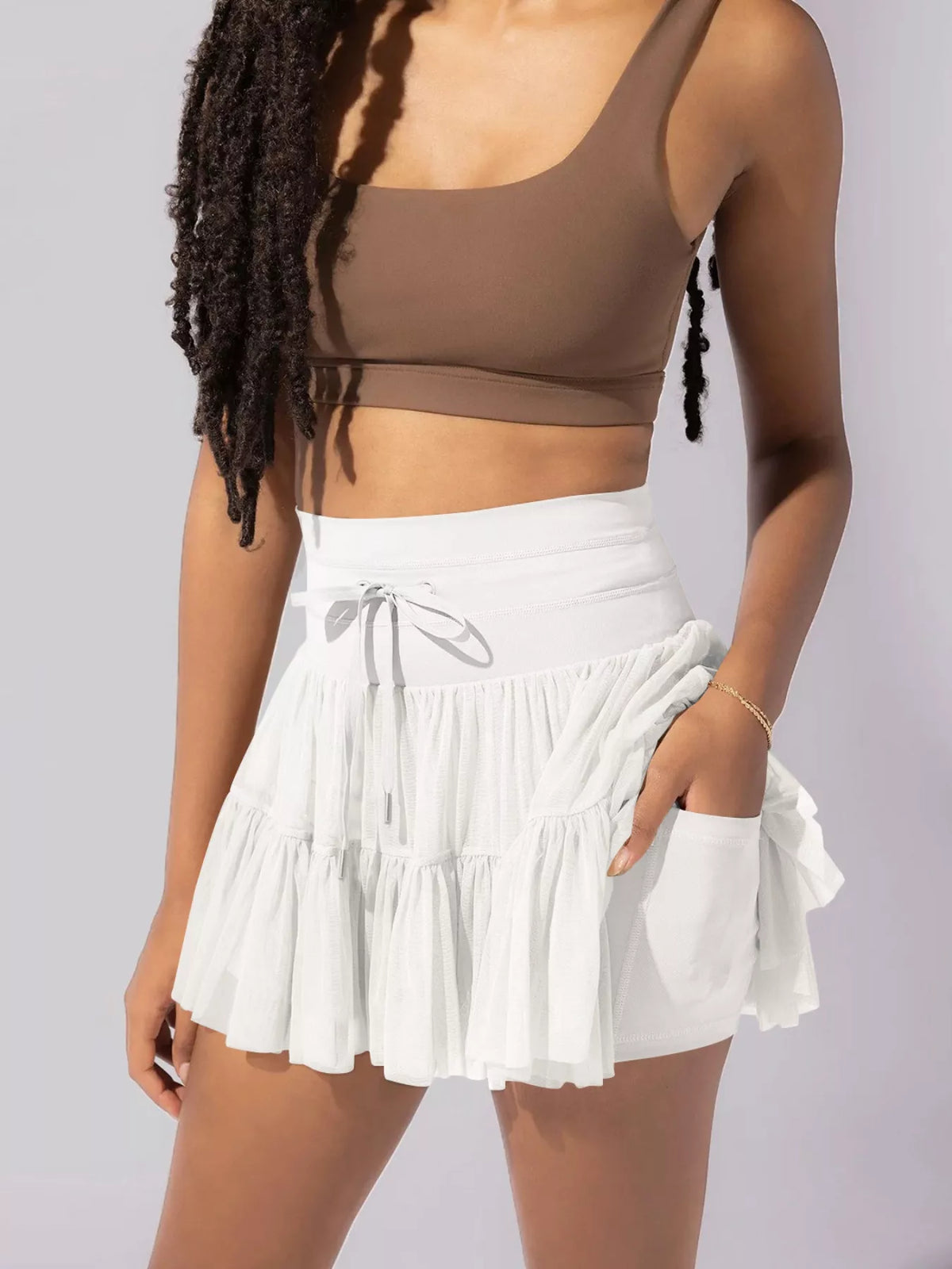 High Waist Skort Pockets (9)