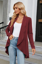Open Front Long Sleeve Cardigan (14)