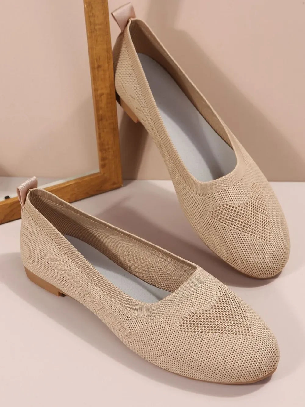 Polyester Flat Slip-ons (10)