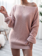 Rib-knit Mini Sweater Dress (6)