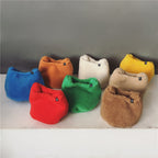 Solid Color Faux Lamb Wool One-shoulder Underarm Bag photo 1