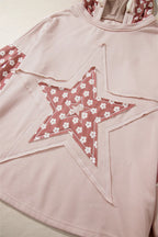 Drawstring Star Long Sleeve Hoodie (8)