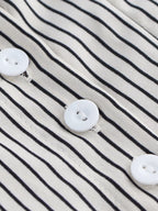 Striped Cinched Waist Shirt (6)