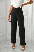 High Waist Straight Leg Pants (5)