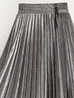 High-waisted Pleated Maxi Skirt (10)