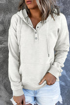 Dropped Shoulder Long Sleeve Hoodie Pocket (18)