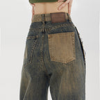 High-waisted Straight Baggy Jeans photo 1