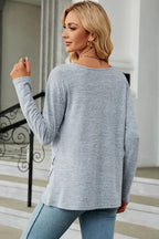 Round Neck Long Sleeve T-shirt (27)